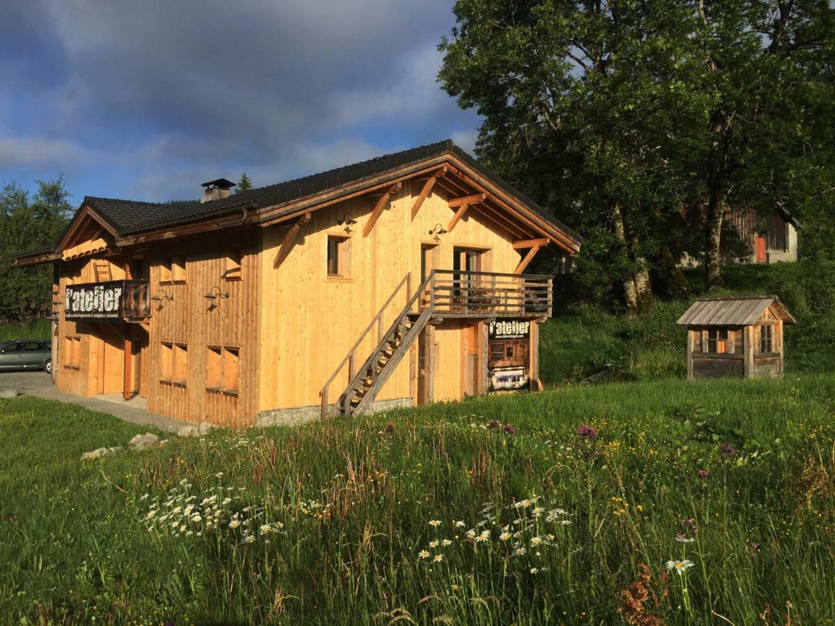 Ferienwohnung Le Grenier à Luge Les Gets Exterior foto
