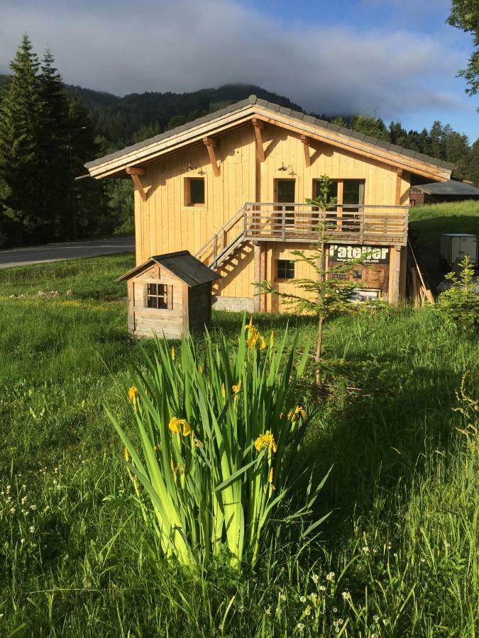 Ferienwohnung Le Grenier à Luge Les Gets Exterior foto