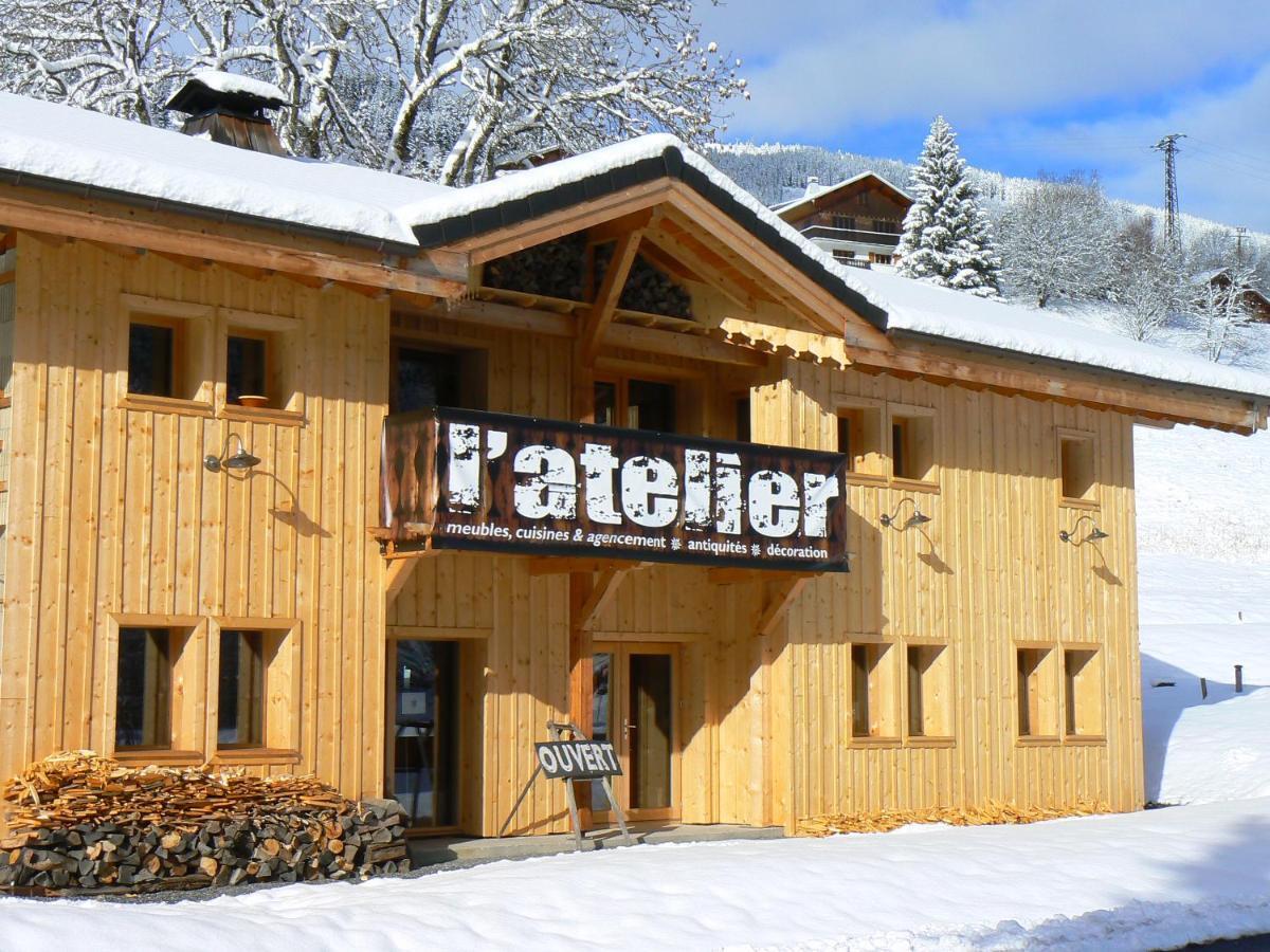 Ferienwohnung Le Grenier à Luge Les Gets Exterior foto